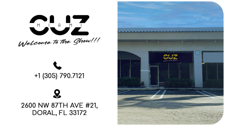 Cuz Miami Venue Location