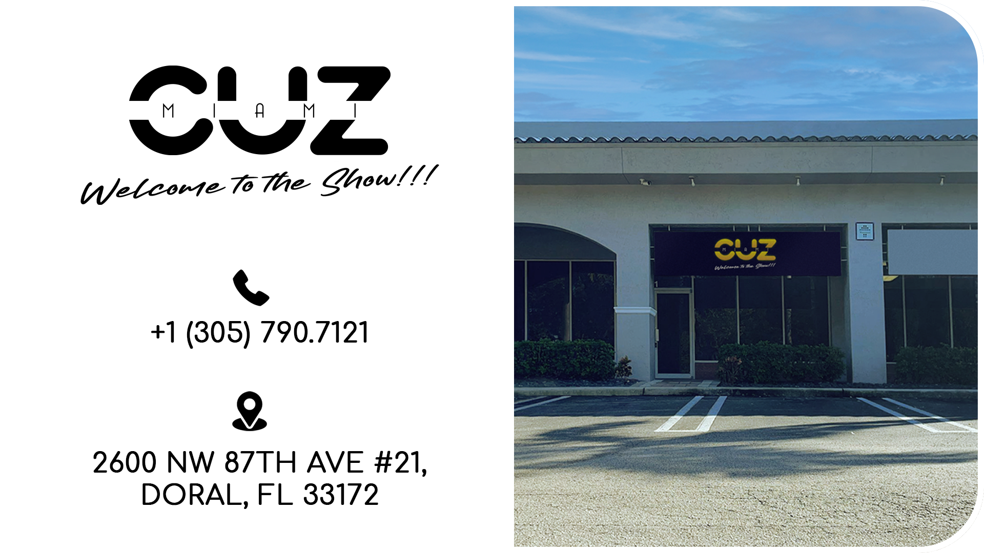 Cuz Miami Venue Location